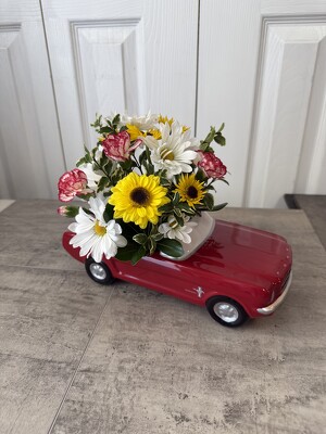 Vintage Car from Aladdin's Floral in Idaho Falls